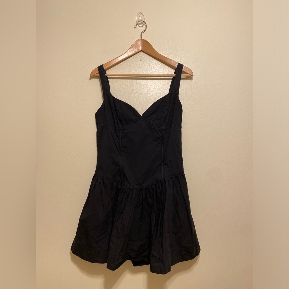 NIA Elegant Black Back Tie Mini Dress. Size L